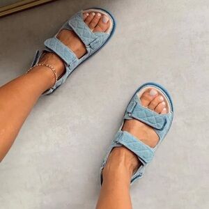 Princess Polly Blue Sandals